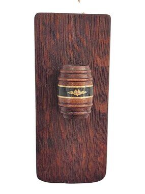 Wood Wine Barrel Sign Wine Barrel Wine Stave Toasted  Stained Hanger
